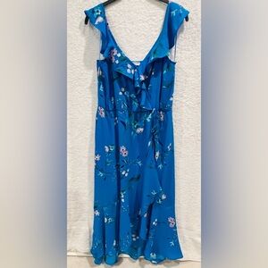 Socialite Blue Floral Dress - Large
